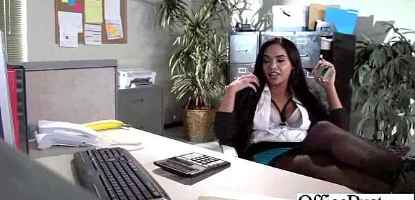  Hardcore Sex Scene In Office With Slut Naughty Busty Girl (selena santana) clip-29